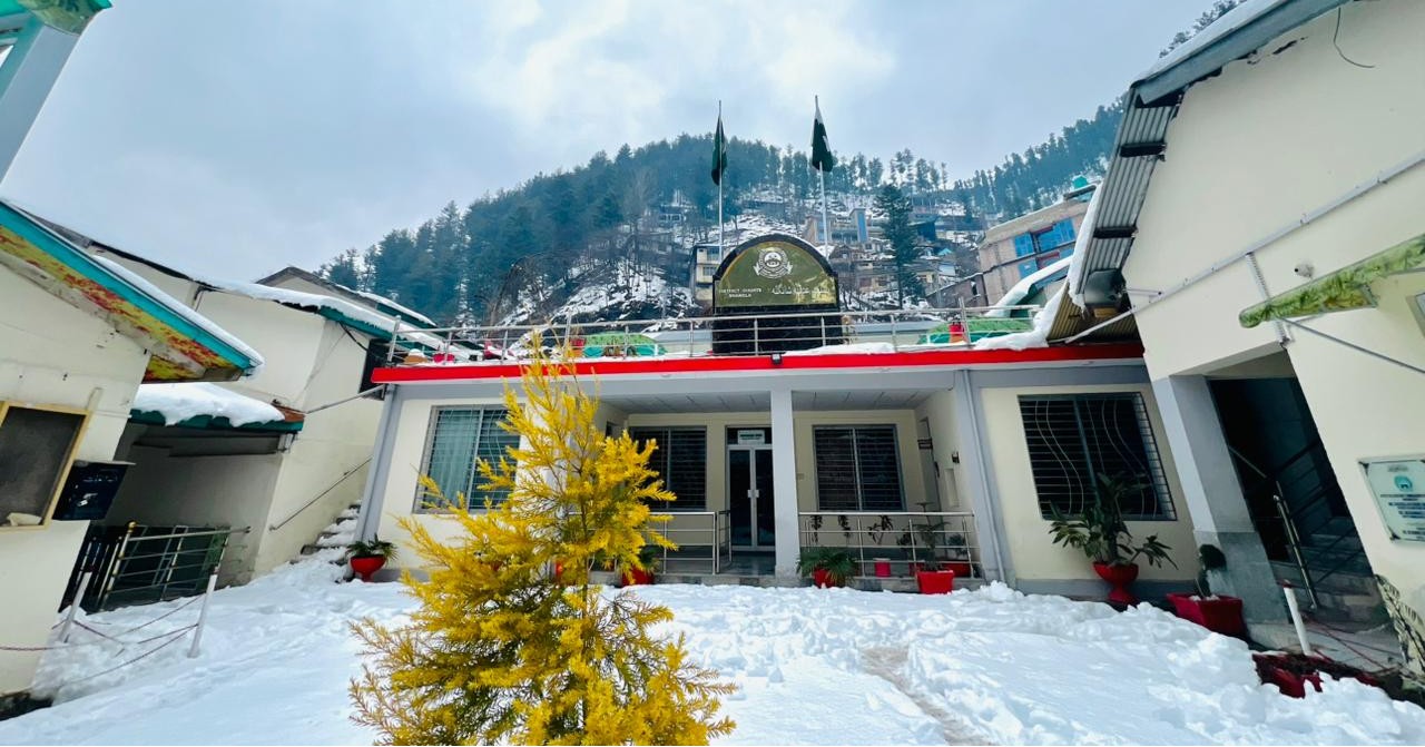 Inner View of District Courts Shangla