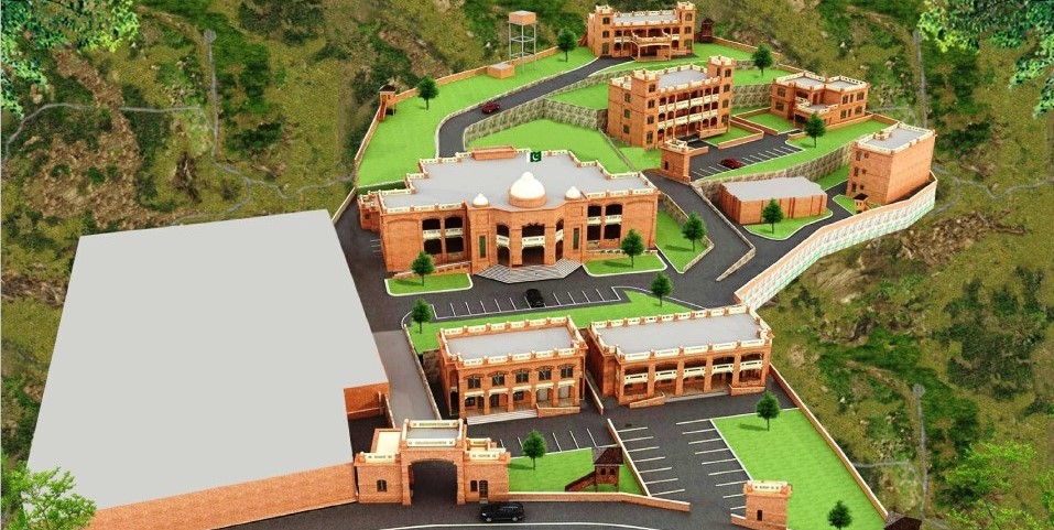 3D View of Tehsil Judicial Complex Puran